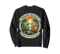 Amazon Wildlife Rainforest Adventure Vintage Jungle Brazil Sweatshirt