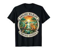 Amazon Wildlife Rainforest Adventure Vintage Jungle Brazil T-Shirt