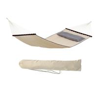 Amazonas American Dream Double Garden Hammock with Detachable Pillow - Sand in Cream amazonas Cream