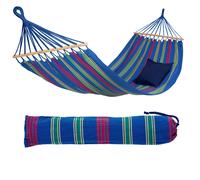 Amazonas Aruba Juniper Spreader Bar Hammock with Stand & Strap Options in Blue | Size: A amazonas Blue A