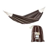 Amazonas Barbados Cotton Double 2 Seat/Person Sized Classic Garden Hammock With Bag - Mocca in Brown amazonas Brown