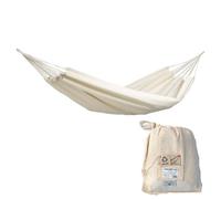 Amazonas Barbados Cotton Double 2 Seat/Person Sized Classic Garden Hammock With Bag - Natura in Cream amazonas Cream