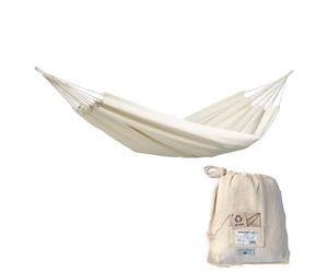 Amazonas Barbados Family Hammock - Brazilian Cotton, Cocoon Style in Warm White amazonas Warm White