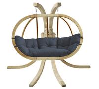 Amazonas Globo Royal Double Seater Hanging Chair Set - Anthracite