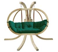 Globo Royal Double Seater Hanging Chair Set - Verde amazonas Green One Size