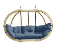 Amazonas Globo Royal Wooden Double Hanging Egg Chair Cushion Brisa