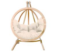Amazonas Globo Wooden Single Hanging Egg Chair Set Natura