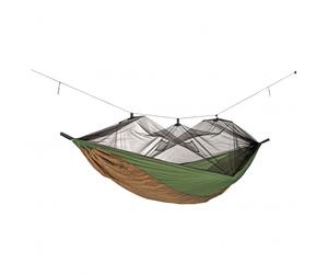 Amazonas - Hängematte Moskito-Aventure Thermo - Hammock size 2,75 x 1,4 m, grey/olive/brown