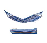 Amazonas Tonga Single Hammock - Spreader Bar, Weatherproof Polycotton in Blue amazonas Blue