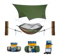Amazonas Traveller Set Ultralight Camping Hammock With Mosquito Net, Tarp & Suspension Ropes