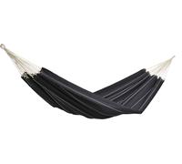Amazonas Barbados Black Double Cotton Traditional Garden Hammock With Bag