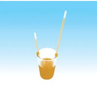 AmazonBasics One Way Transparent Plastic Drinking Straws (1 Pack)