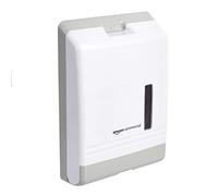 AmazonCommercial Paper Towel Dispenser Multifold Compatible, Dimension (H x L x W) : 37 x 26 x 8 cm, pearl, 419-1