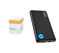 AmazonCommercial Premium Cellulose Rectangular Couch Rolls, 20" - 2 PLY - 50 Metres per roll & INIU Power Bank, Portable Charger 10000mAh Slimmest & Lightest High-Speed USB C Input & Output