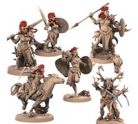 Amazonian Miniatures Set | Bite the Bullet | Tabletop TTRPG Fantasy Gaming Miniatures
