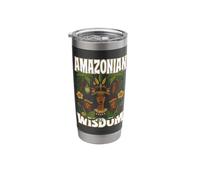 Amazonian Wisdom Ancient Cultures Indigenous People Jungle Stainless Steel Insulated Tumbler