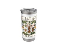 Amazonian Wisdom Ancient Cultures Indigenous People Jungle Stainless Steel Insulated Tumbler