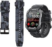 AMAZTIM C20 Band,Silicone Replacement Wristbands Sport Strap for Metal Buckle Compatible with Kospet Tank M1 Pro/C20 1.71" Military Sports Smart Watch/Slothcloud Smart Watches/C20 Military Smart Watch