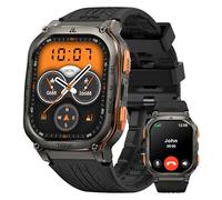 AMAZTIM Military Smart Watch with GPS, 6 Satellite Positioning/Compass, Stainless Steel Body, 50M Waterproof, 480mAh Extra-large battery, Answer/Make Call, 2" AMOLED Screen, Compatible for Android iOS