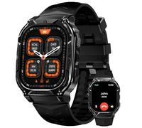 AMAZTIM Smart Watch with GPS - 170+ Sports Modes, 5 ATM & IP69K, 1.96" AMOLED, Bluetooth Call, Rugged Outdoor Fitness Watch, Heart Rate & Sleep Fitness Tracker for Android & iPhone