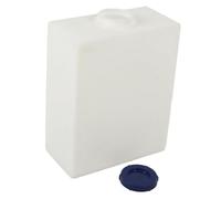 AMAZWI 10 Gallons RV Water Storage Tank Food Grade LLDPE Fresh Water Tank for Trailer Boat Yacht, Sturady & Leakproof, 19.7 X 15.7 X 7.9in