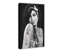 AmAzwi Amy Winehouse Music Poster 3 Canvas Poster Wall Art Decor Print Picture Paintings for Living Room Bedroom Decoration Frame: 12x18inch(30x45cm)