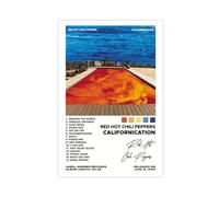 AmAzwi Californication Music Album Poster Red Hot Chili Peppers Rock Band Canvas Poster Bedroom Decor Sports Landscape Office Room Decor Gift Unframe: 12x18inch(30x45cm)