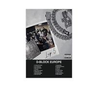 AmAzwi D-Block Europe - Music Album Poster Canvas Poster Bedroom Decor Sports Landscape Office Room Decor Gift Unframe-style 08x12inch(20x30cm)