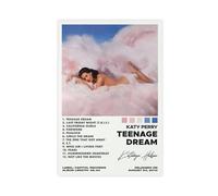 AmAzwi Katy Perry Poster Teenage Dream Album Cover Poster Canvas Poster Bedroom Decor Sports Landscape Office Room Decor Gift Unframe: 08x12inch(20x30cm)