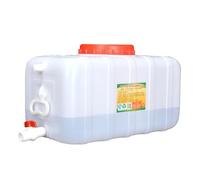AMAZWI Large Camping Water Containers with Tap,50L/80L/ 110L/160L/200L/310L Ultralight Portable Water Tank for Home Picnic Bbq Self-Driving Tour(80L)