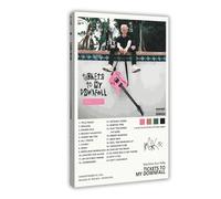 AmAzwi Machine Gun Kelly Poster TICKETS TO MY DOWNFALL Music Album Canvas Poster Bedroom Decor Sports Landscape Office Room Decor Gift Frame: 12x18inch(30x45cm)