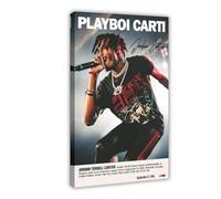 AmAzwi Music Poster Playboi Carti Poster Canvas Poster Wall Art Decor Print Picture Paintings for Living Room Bedroom Decoration Frame: 12x18inch(30x45cm)