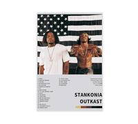 AmAzwi Outkast Poster Stankonia Music Album Cover Posters Canvas Poster Wall Art Decor Print Picture Paintings for Living Room Bedroom Decoration Unframe: 08x12inch(20x30cm)