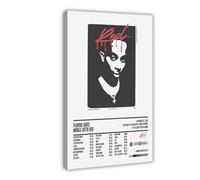 AmAzwi Playboi Carti Whole Lotta Red Album Cover Poster Canvas Poster Wall Art Decor Print Picture Paintings for Living Room Bedroom Decoration Frame: 08x12inch(20x30cm)
