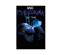 AmAzwi Rapper Santan Dave Music Cover Psychodrama Canvas Poster Canvas Poster Wall Art Decor Print Picture Paintings for Living Room Bedroom Decoration Unframe: 08x12inch(20x30cm)