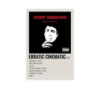 AmAzwi Singer Gerry Cinnamon Erratic Cinematic Album Poster Canvas Poster Bedroom Decor Sports Landscape Office Room Decor Gift Unframe-style 12x18inch(30x45cm)