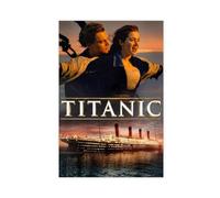 AmAzwi Titanic -Movie Poster Canvas Poster Wall Art Decor Print Picture Paintings for Living Room Bedroom Decoration Unframe: 08x12inch(20x30cm)