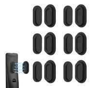 AMAZYC-US 6 Pack Magnetic Remote Control Holder - Upgraded Silicone Magnetic Wall Mount for TV, Fan & Air Conditioner Remotes - Self-Adhesive, No-Drill Remote Control Holder Wall Mount