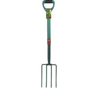 Ambador Carbon Steel Digging Fork Green (One Size)
