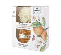 AMBAR 95234 AMBIENTADOR Flor DIFUSORA AGUA Fresca AZAHAR 60ML Flower Freshener Fresh Water Diffuser Orange Blossom 60 ml, Multicoloured