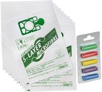 AMBARS 40 x HEPA Filter Henry Hoover Bags For Numatic Vacuum cleaner |Henry Hetty Microfibre Vacuum Bags + 5 FRESHENERS (PACK OF 40 BAGS)