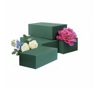 Ambassador 4X Green Wet Floral Foam Brick Ideal For Fresh Floral Crafts 23Cm