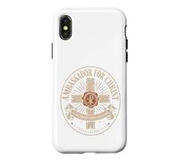 Ambassador For Christ 2 Corinthians 5:20 Christian Emblem Case for iPhone X/XS