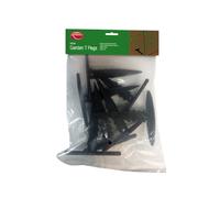 Ambassador Garden Fabric T Pegs (Pack of 10) in Black Ambassador Black