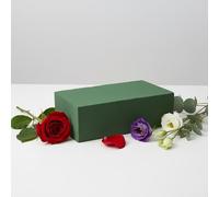 Ambassador Green Wet Floral Foam Brick - Florist Foam - Ideal For Fresh Floral Crafts Flower Arranging 23cm 11cm x 8cm