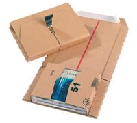 Ambassador Jiffy Wrap Around Cardboard Postal Box, Size 51 (Cd), 147 X 126 X 55mm, Brown (Pack Of 20)