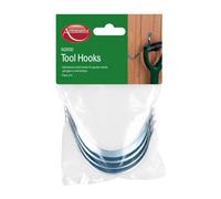Ambassador Tool Hooks (Pack of 4) in Silver Ambassador Silver