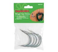 Ambassador Tool Hooks (Pack of 6) in Silver Ambassador Silver