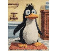 AMBATTERY Carpet Latch Hook Kit Fantasy Penguin 60x90cm