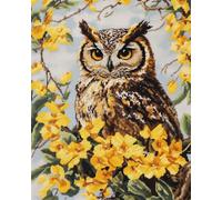 AMBATTERY Craft Kits For Adults & Kids Owl Animals & Flowers Latch Hook Rug Making Kit, DIY Rug For Home Decor, 23x35in